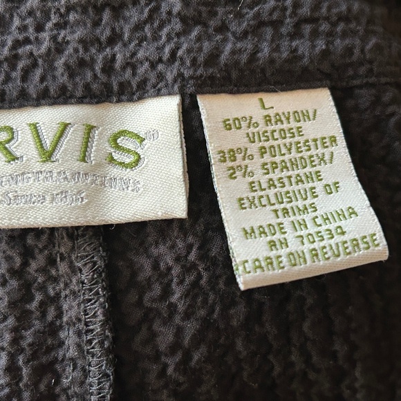 Orvis Womens 3pc Travel Set Large Pants, Reversable Vest and Jacket Black - Picture 8 of 13